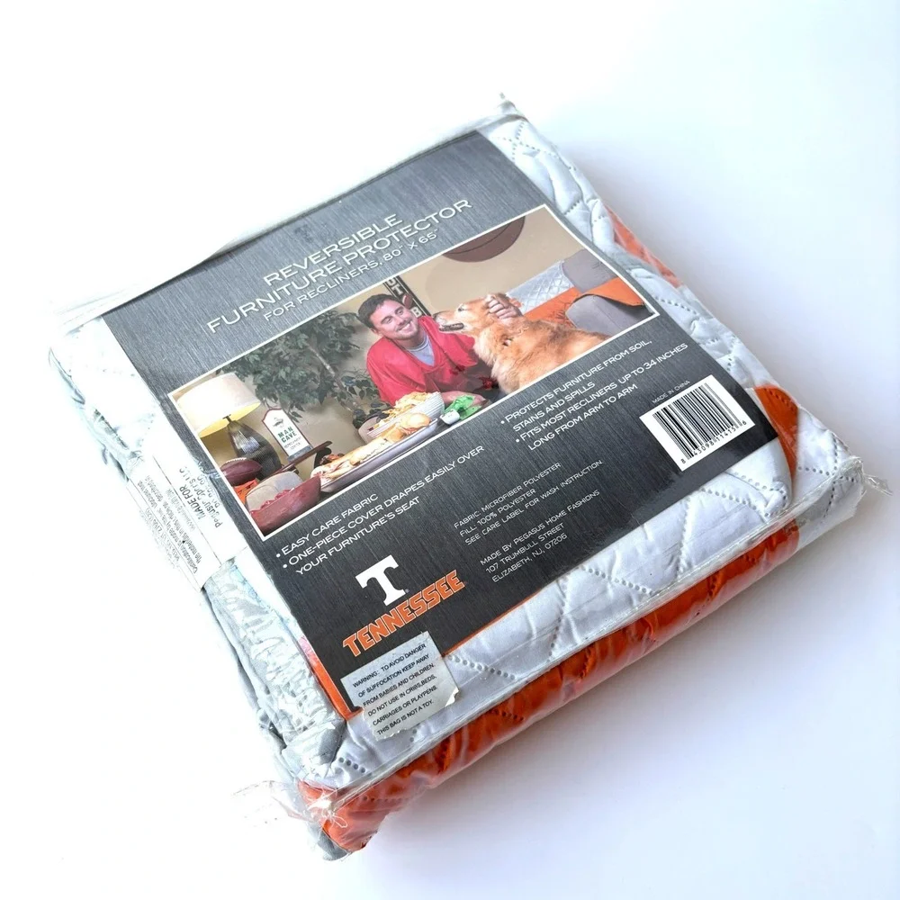 NIP Licensed Pegasus Sports Tennessee Volunteers Reversible Recliner Protector